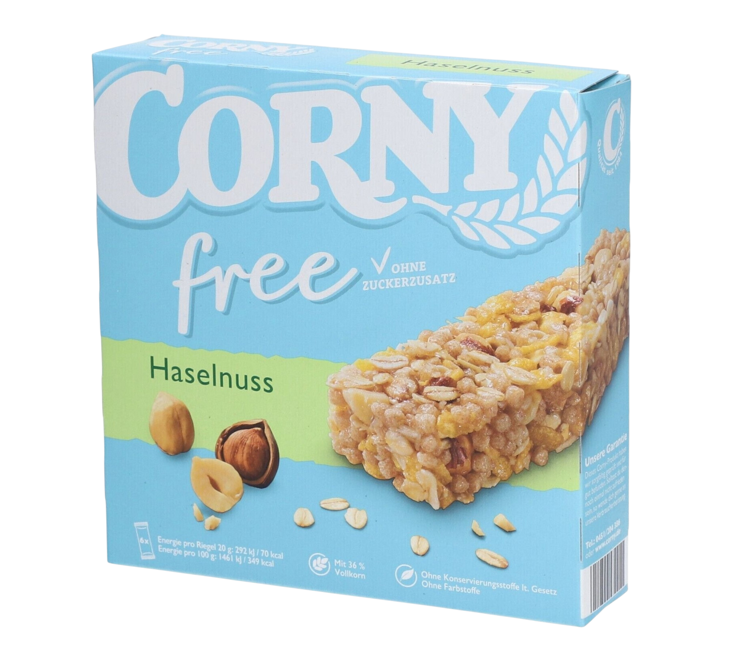 Corny free Haselnuss (6x20g) MHD:02.2026