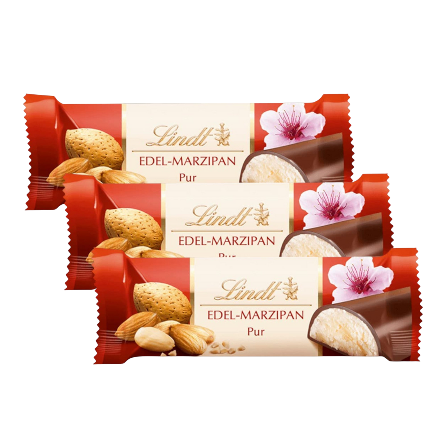 Lindt Schokolade Marzipan 3X 50g Riegel MHD 10.2025