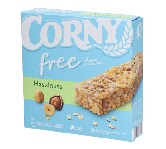 Corny free Haselnuss (6x20g) MHD:02.2026