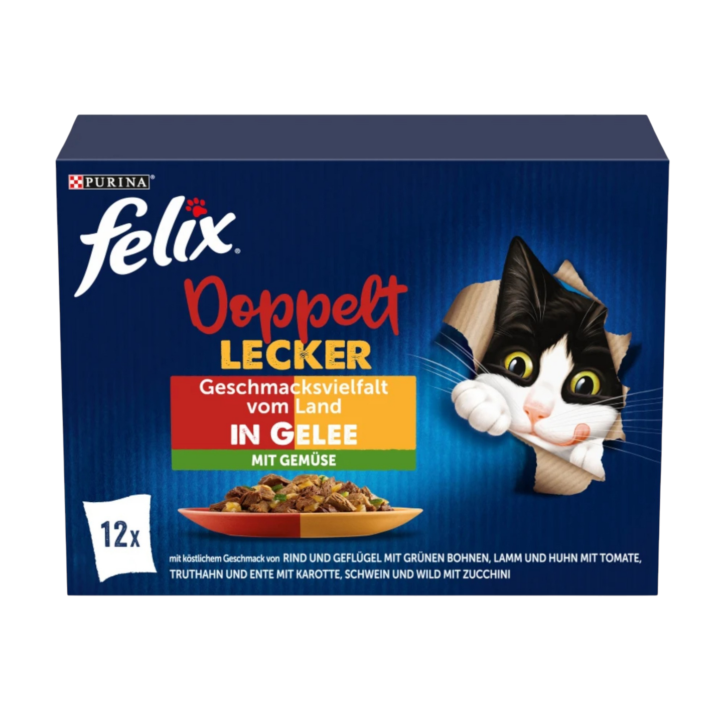 Felix Doppelt Lecker 12X85g Geschmacksvielfalt mit Gemüse
