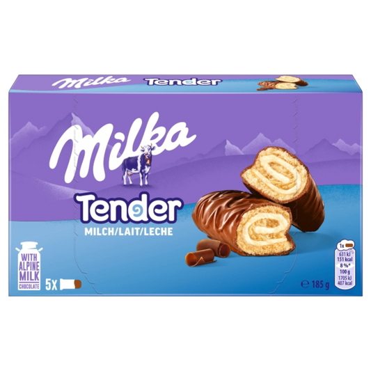 Milka Tender Milch 5er 185g MHD 31.01.2026